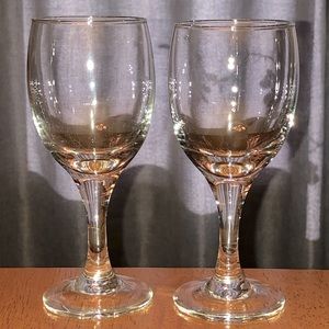 Two Small Wine Glass Goblets